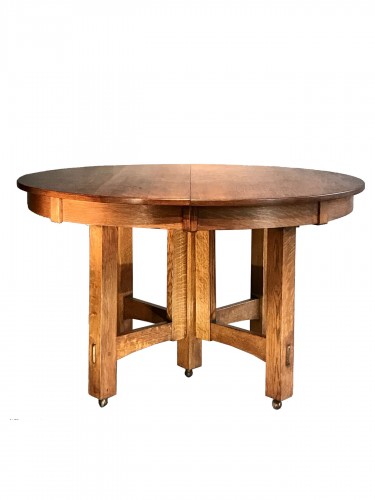 Arts & Crafts oak table