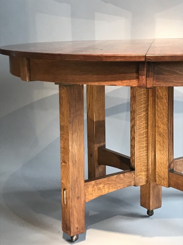Arts &amp; Crafts oak table - 