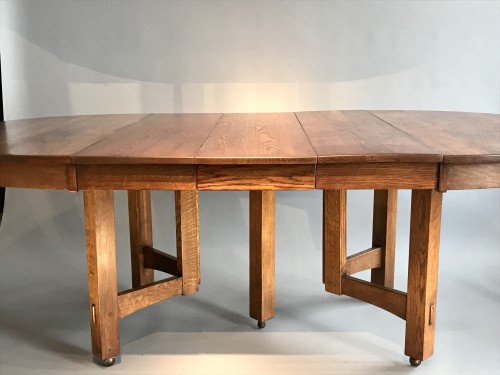 Art Déco - Arts &amp; Crafts oak table