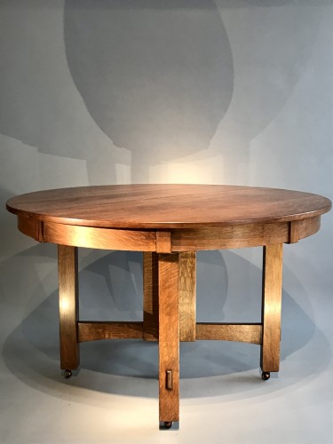 Antiquités - Arts &amp; Crafts oak table