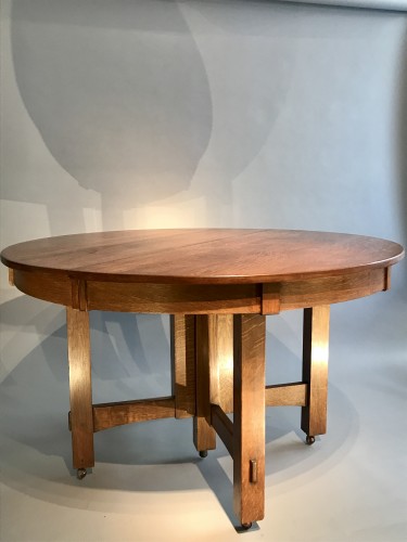 Antiquités - Arts &amp; Crafts oak table