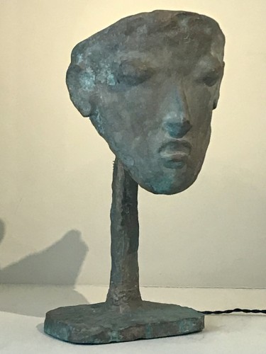 Lampe masque en bronze de Garouste et Bonetti - Luminaires Style 
