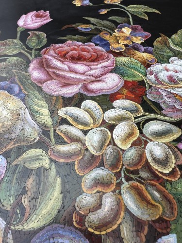 Micromosaic Table workshop of Michelangelo Barberi-Italy-19th c. - 
