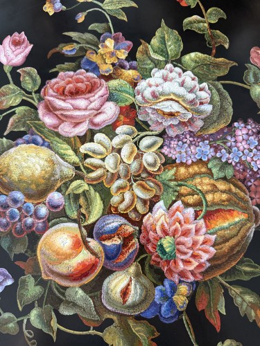 19th century - Micromosaic Table workshop of Michelangelo Barberi-Italy-19th c.