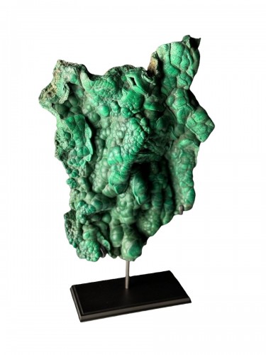 Natural Malachite 'free Form' With Base - Katanga, Congo - 