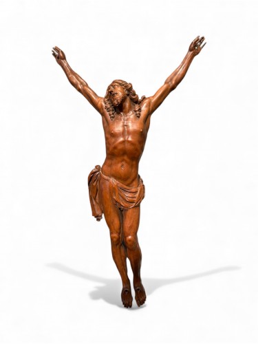 Large Corpus Christi figure In Carved Boxwood - Italy 17th century