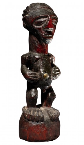 Songye fetish Nkisi/Nkishi power figure from Congo - late 19th century