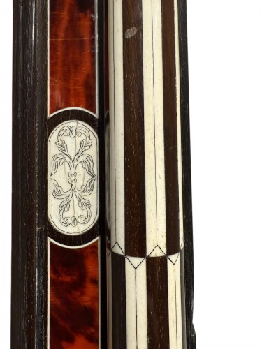 19th century - Baroque-style Frame With Ebony, Bone And Tortoiseshell- Italy 19th century