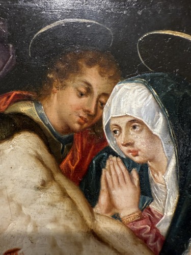 Paintings & Drawings  - The Lamentation Of Christ - Antwerp 16th centrury