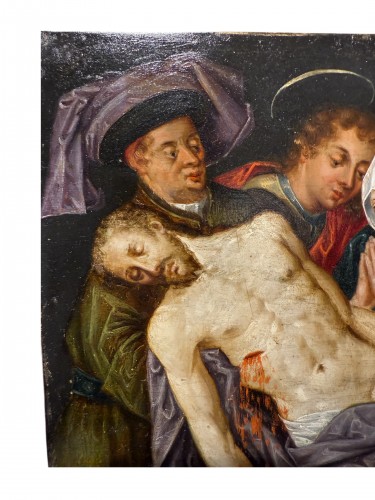 The Lamentation Of Christ - Antwerp 16th centrury - 