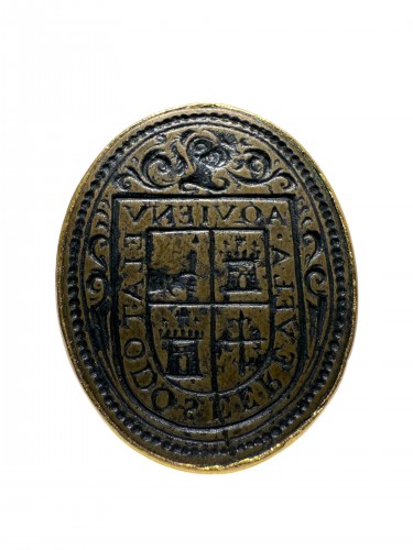 High carat golden overglove signet ring - Portugal late 16th century - Antique Jewellery Style Renaissance