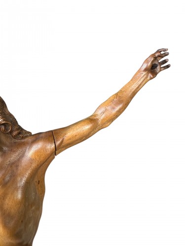 Figure de Christ ‘Corpus Christi’ en buis - Italie -17e siècle - Bergmans Scott Fine Arts