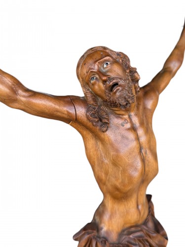 XVIIe siècle - Figure de Christ ‘Corpus Christi’ en buis - Italie -17e siècle