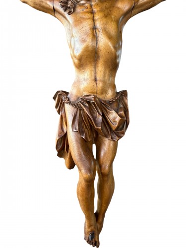  - Figure de Christ ‘Corpus Christi’ en buis - Italie -17e siècle