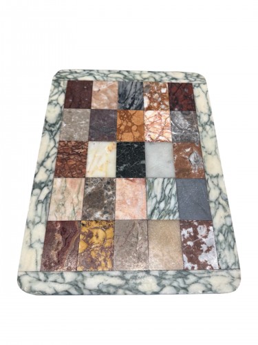 Collection de 4 Plaques en marqueterie de marbre ‘Grand tour’ - Italie 19e siècle - Bergmans Scott Fine Arts