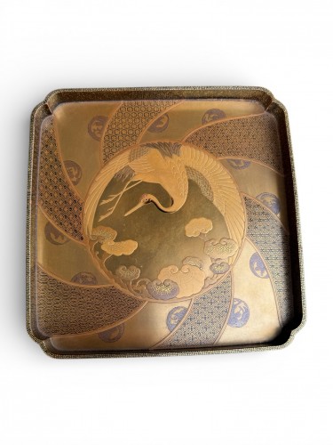 Asian Works of Art  - Japanese Lacquer Display Stand (Kazaridana / Tsuridana), 19th century