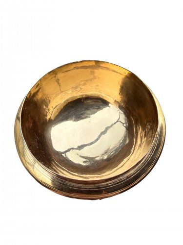 17th century - Small Silver gilt Ciborium with Gilt Copper Foot - 17th century