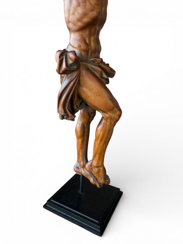 Figure de Christ ‘Corpus Christi’ en buis - Flandre 17e siècle - Bergmans Scott Fine Arts