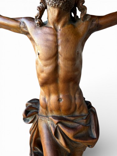 XVIIe siècle - Figure de Christ ‘Corpus Christi’ en buis - Flandre 17e siècle