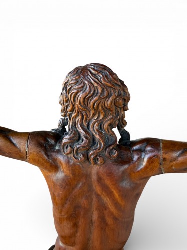 Renaissance - Figure de Christ ‘Corpus Christi’ en buis - Flandre 17e siècle