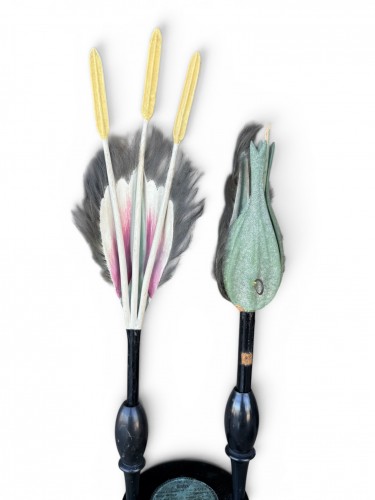 Ensemble de 3 modèles botaniques par Robert Brendel - circa 1900 - Objets de Curiosité Style 