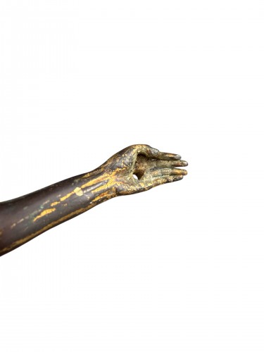 Figure de Christ ‘Corpus Christi’ en bronze doré au feu - Italie fin du 16e siècle - Renaissance