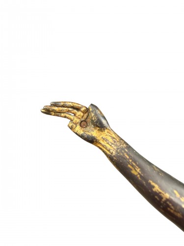 Renaissance - Figure de Christ ‘Corpus Christi’ en bronze doré au feu - Italie fin du 16e siècle