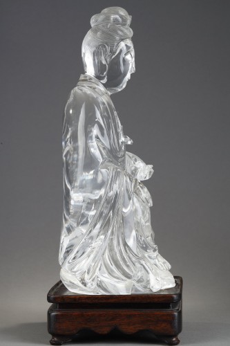 Rock crystal figure - 19th century - Asian Works of Art Style 