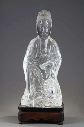 Statuette en cristal de roche - 19e siècle - 