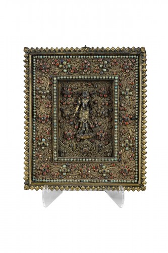 Votive wall plate  Nepal  circa 1820