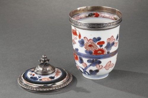 Asian Works of Art  - Japan covered goblet circa 1700 - 18th century silver mount