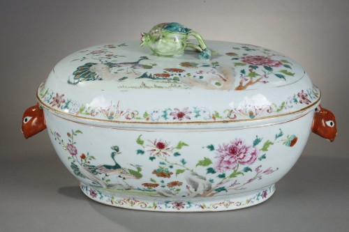 Asian Works of Art  - Tureen and stand   - Qianlong period 1736/1795
