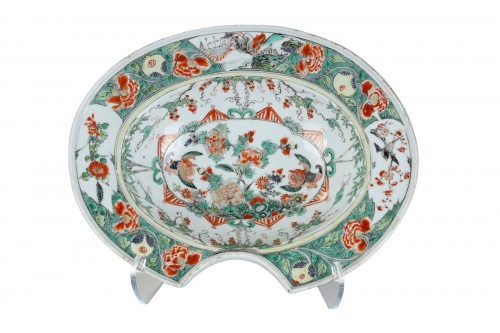 Beard dish "Famille verte"  Kangxi period 12662/1722