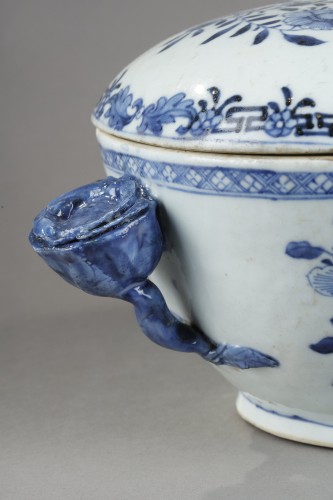 Tureen blue and white - Qianlong period 1736/1795 - 