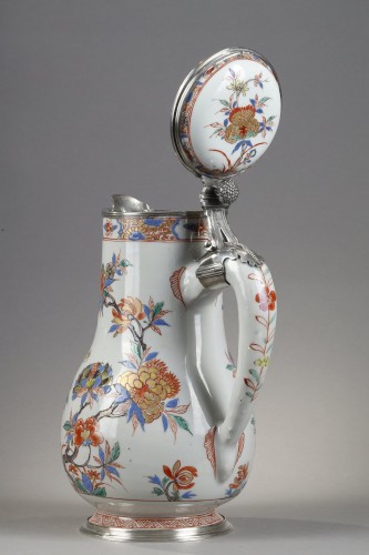 Porcelain ewer Famille verte  - Kangxi period 1662/1722 - 