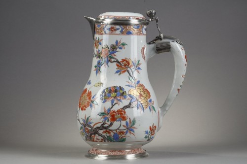 18th century - Porcelain ewer Famille verte  - Kangxi period 1662/1722