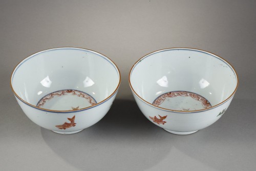 pair bowls Famille Verte - Kangxi period 1662/1722 - Asian Works of Art Style 