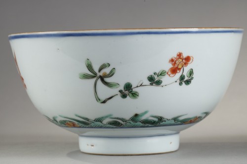 17th century - pair bowls Famille Verte - Kangxi period 1662/1722