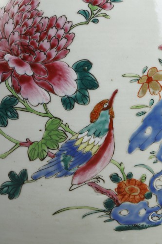 Asian Works of Art  - Ginger pot Famille rose porcelain - Qianlong period 18th century