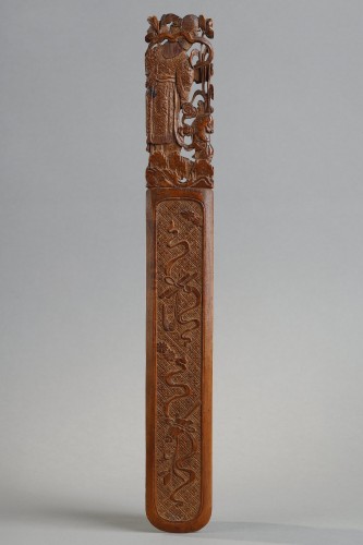 Paper cutter boxwood sculpted  - China 19th century - 