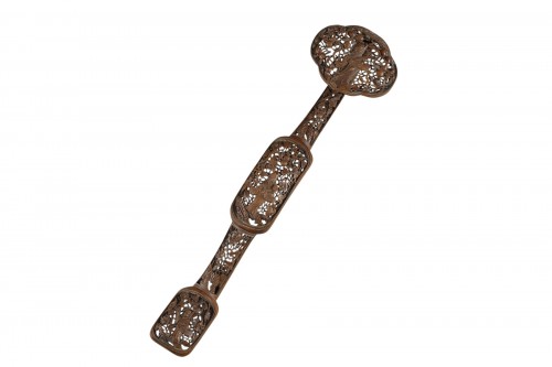 Scepter  very finely openwork and carved in boxwood  China 19th century