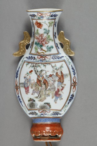 Pair wall vases porcelain - China Jiaqing period 1796/1820 - 