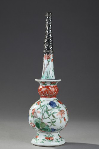 Asian Works of Art  -   two Sprinklers in &quot;Famille verte porcelain - Kangxi period 1662/1722