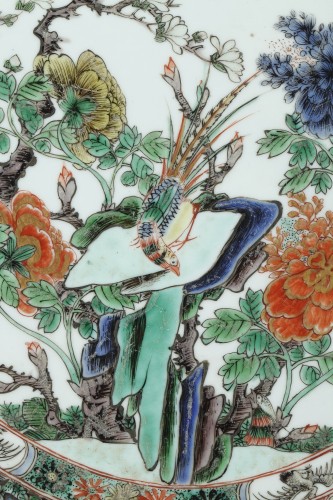 Asian Works of Art  - Porcelain famille verte dish circa 1700