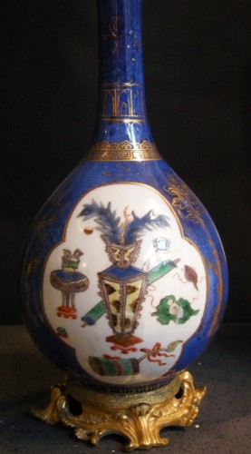 Pair of vases mounted in ewers - Kangxi period 1662/1722 - 