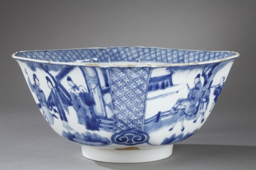 Bol en porcelaine "bleu blanc" - Epoque Kangxi 1662/1722 - Arts d