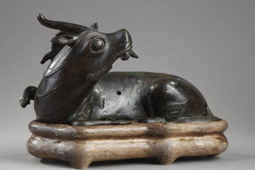 Kilin en bronze debut de l epoque Ming - Arts d