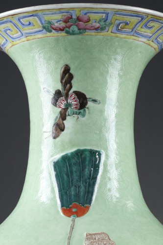  - Large Vase porcelain - 19 th century