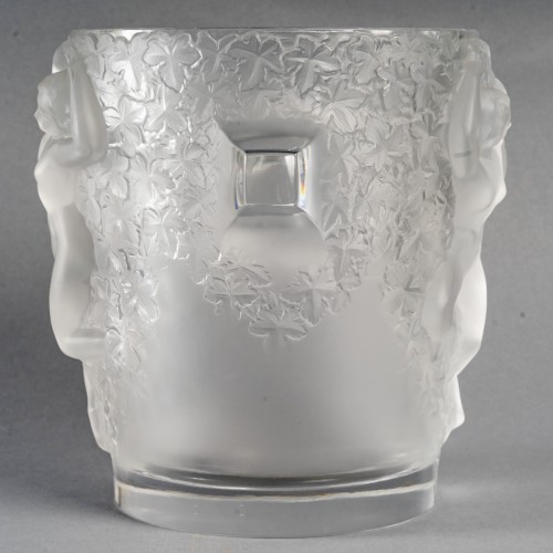 Glass & Crystal  - Lalique France - Ganymede Champagne Bucket Vase - New