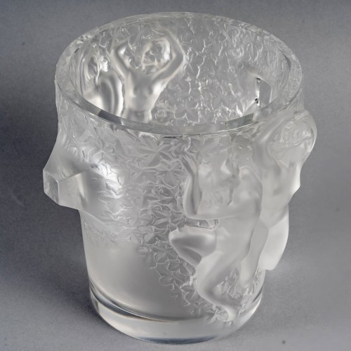 XXe siècle - Lalique France - Vase Seau à Champagne Ganymède - Neuf